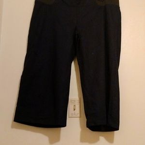 Black Peddle Pusher Pants